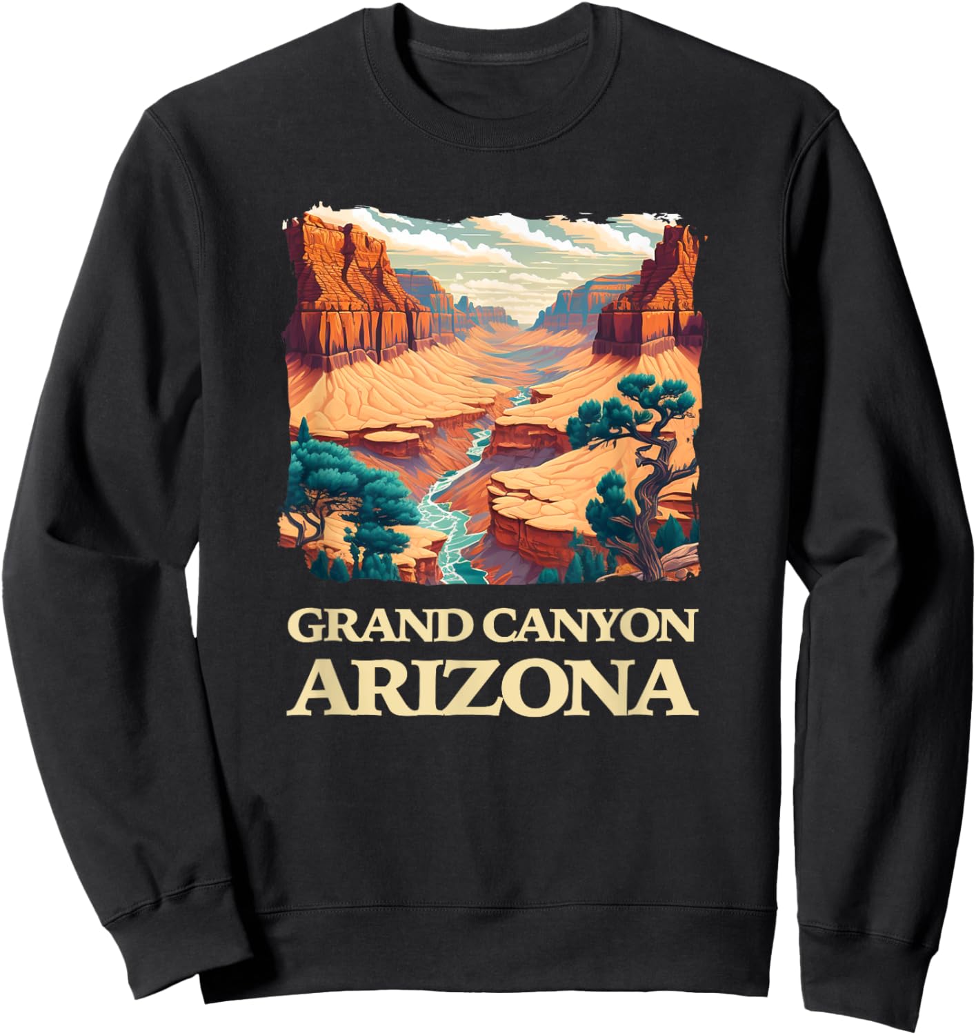 Grand Canyon National Park Arizona Sweatshirt - Sweatshirt | Black