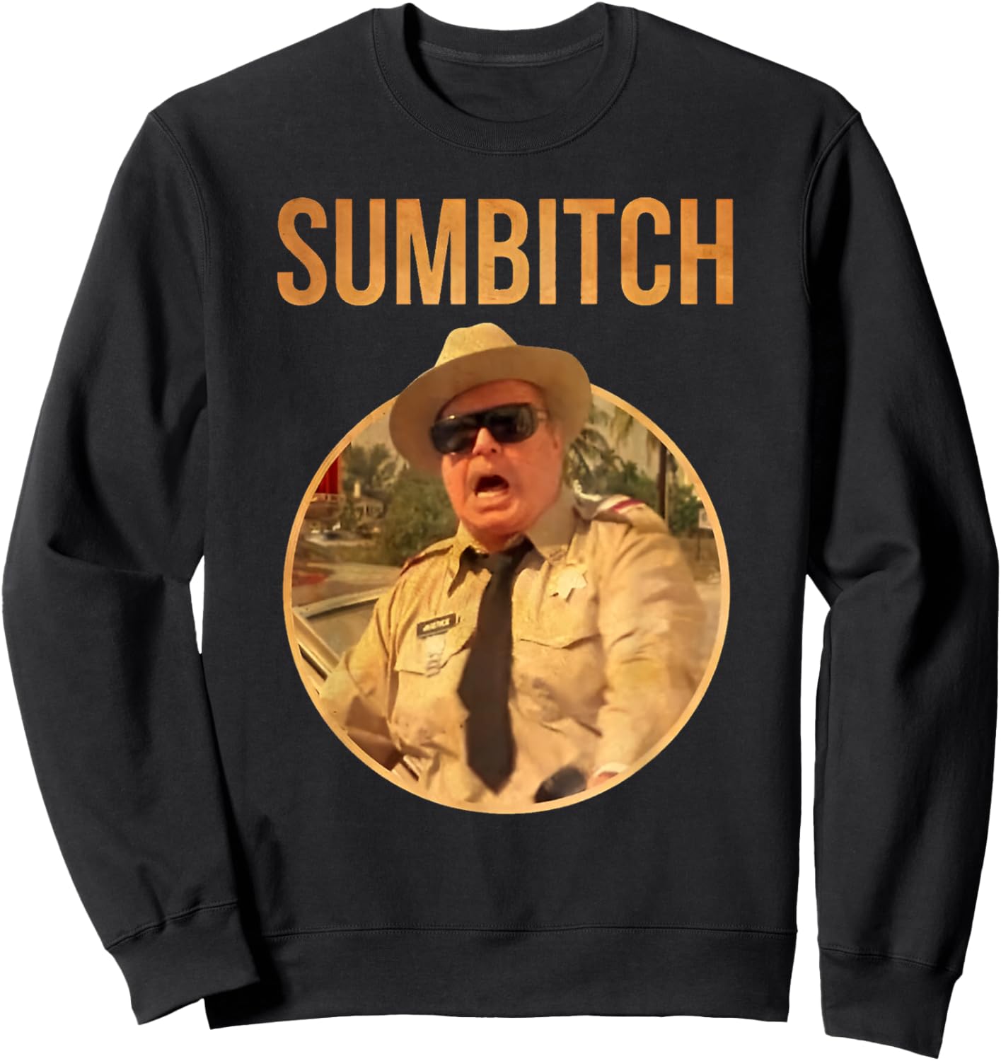 Police Sumbitch Sweatshirt - Sweatshirt | Black