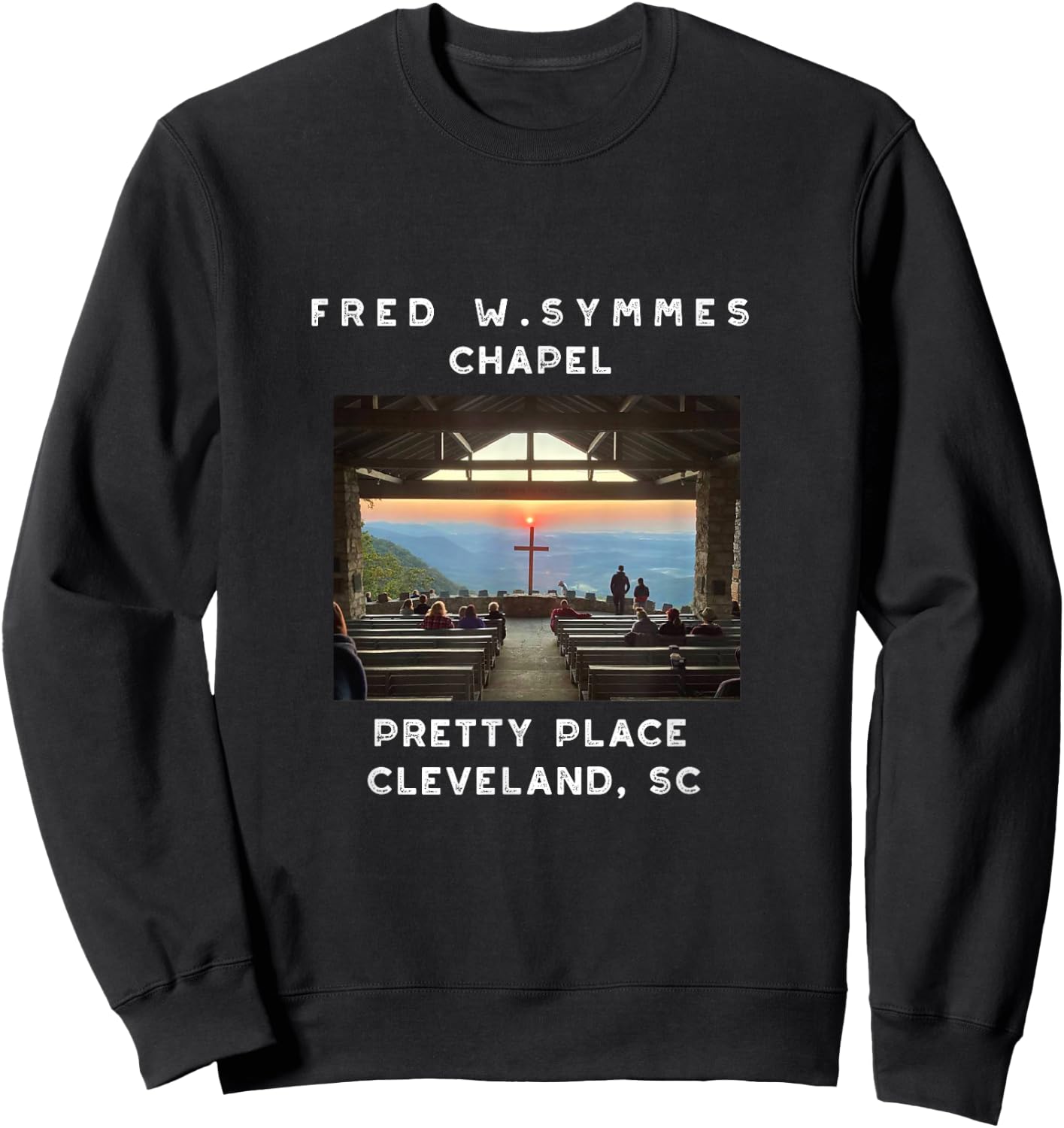 Buffalo Symmes Chapel Pretty Place South Carolina Sweatshirt - Sweatshirt | Black