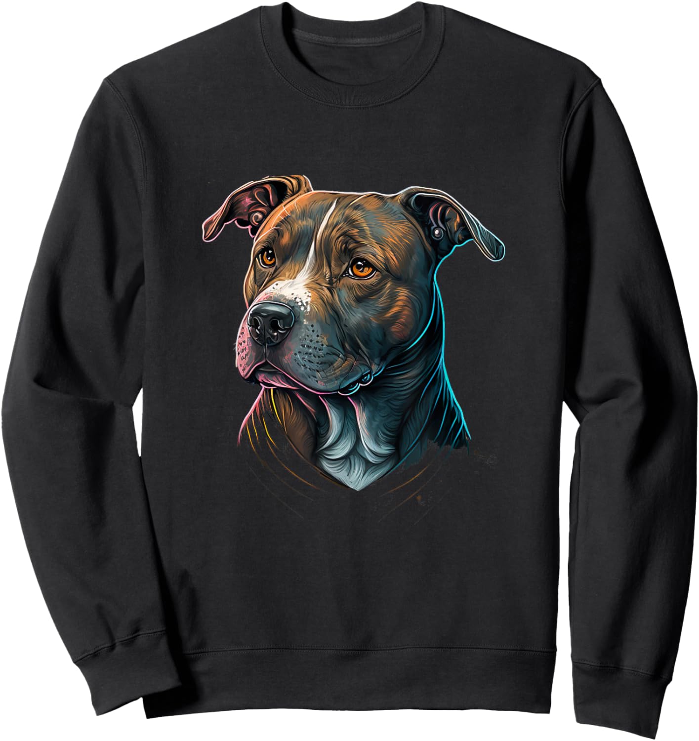 Amstaff Hundemama American Staffordshire Terrier Sweatshirt - Sweatshirt | Black