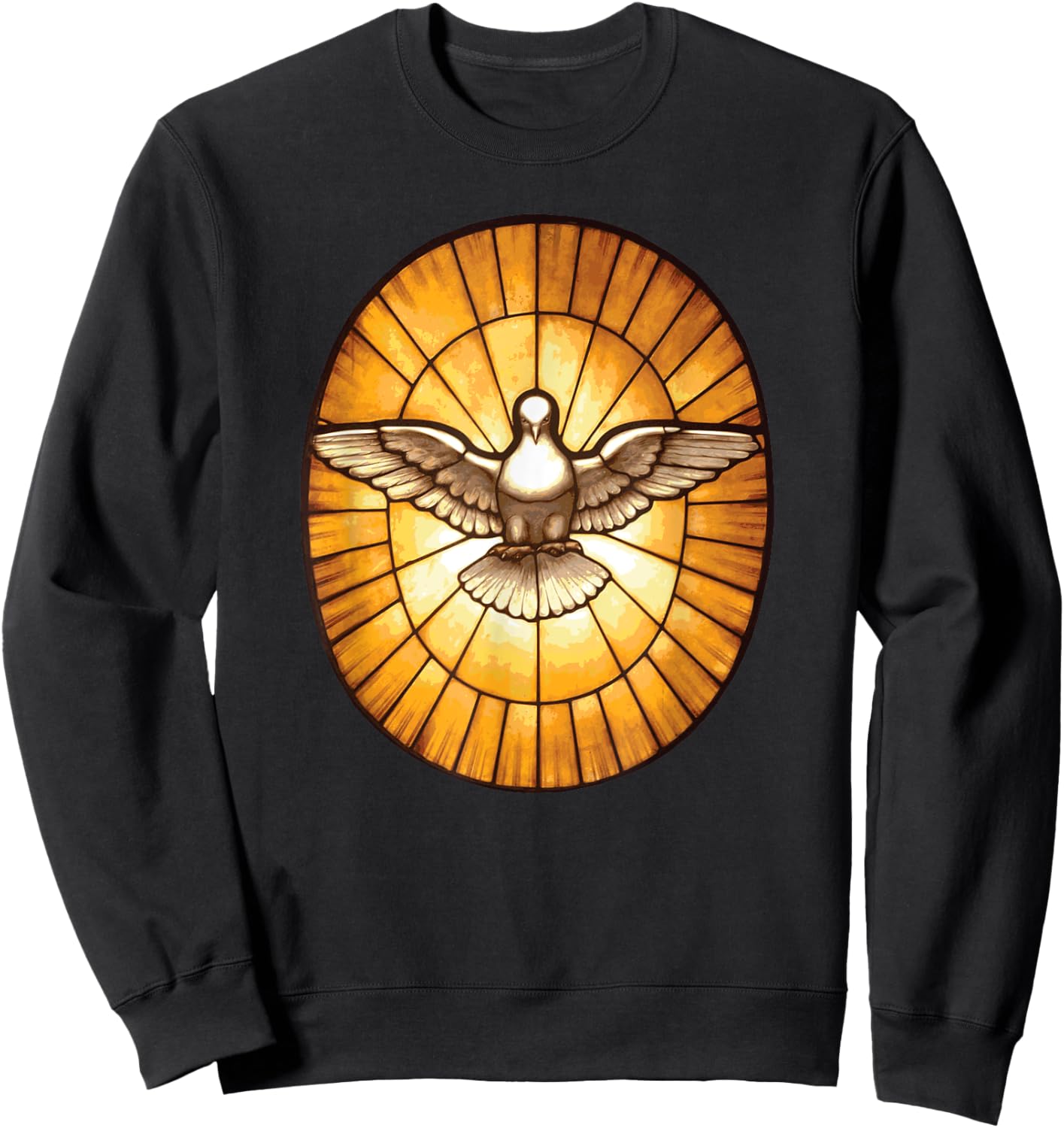 Holy Spirit Dove from St. Peter's Basilica Catholic Sweatshirt - Sweatshirt | Black