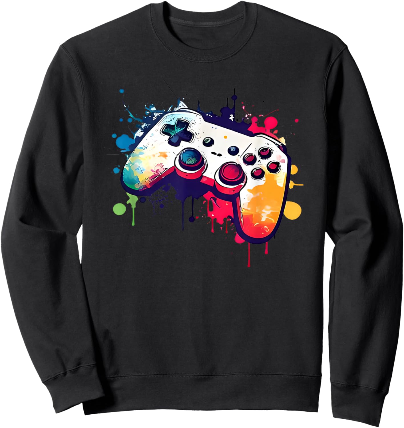 Control All The Things Video Game Controller Gamer Boys Men Sweatshirt - Sweatshirt | Black