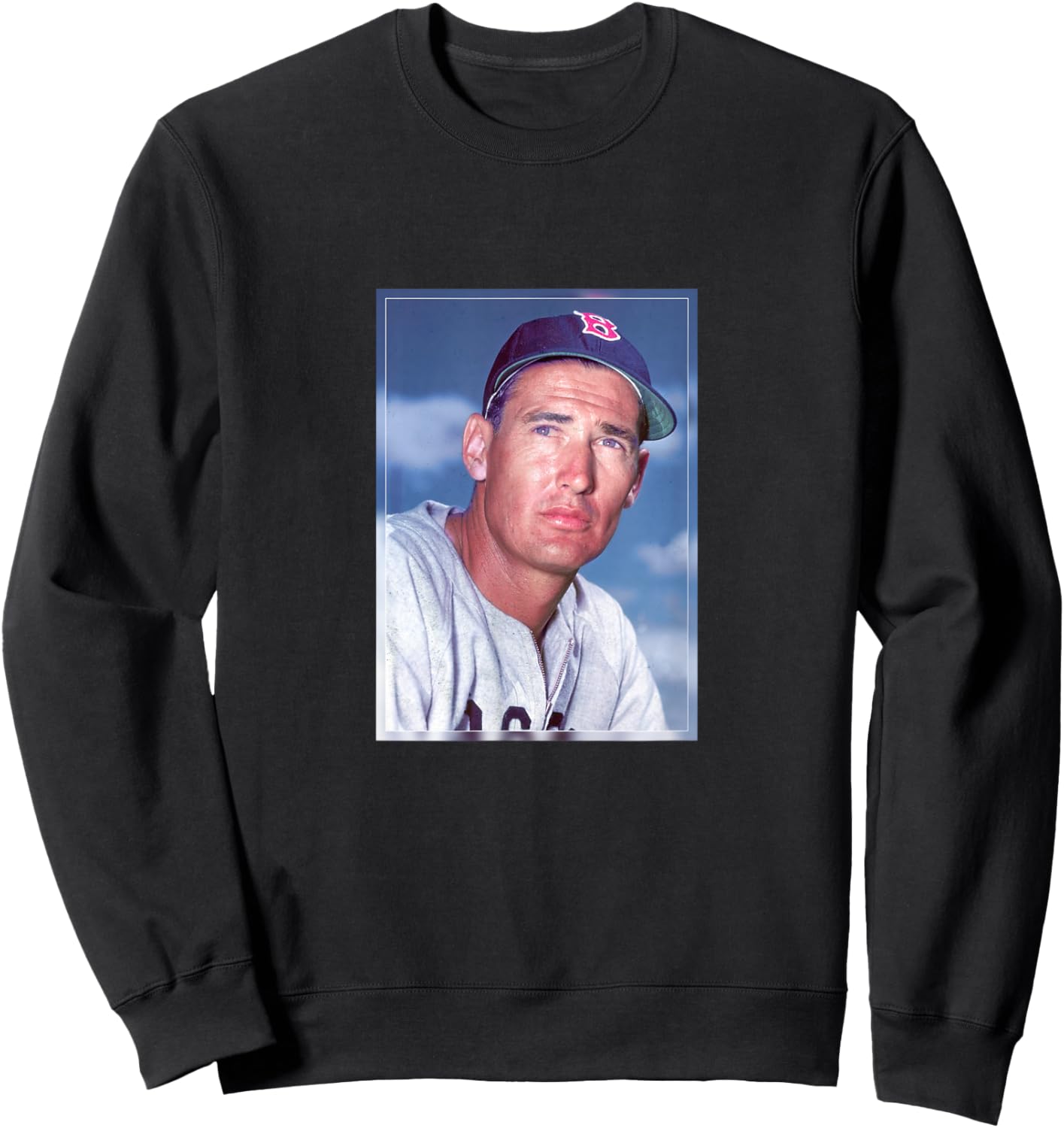 Ted Williams_Baseball_020 Sweatshirt - Sweatshirt | Black