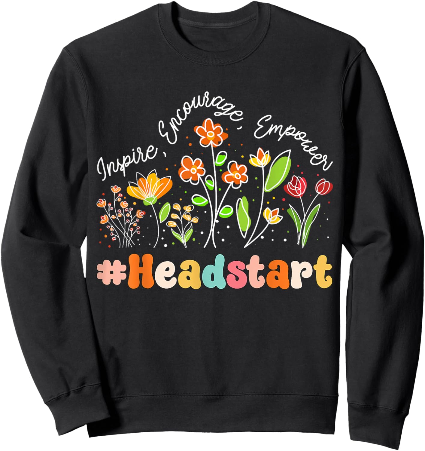Headstart Appreciation Week Teacher Back to School Sweatshirt - Sweatshirt | Black