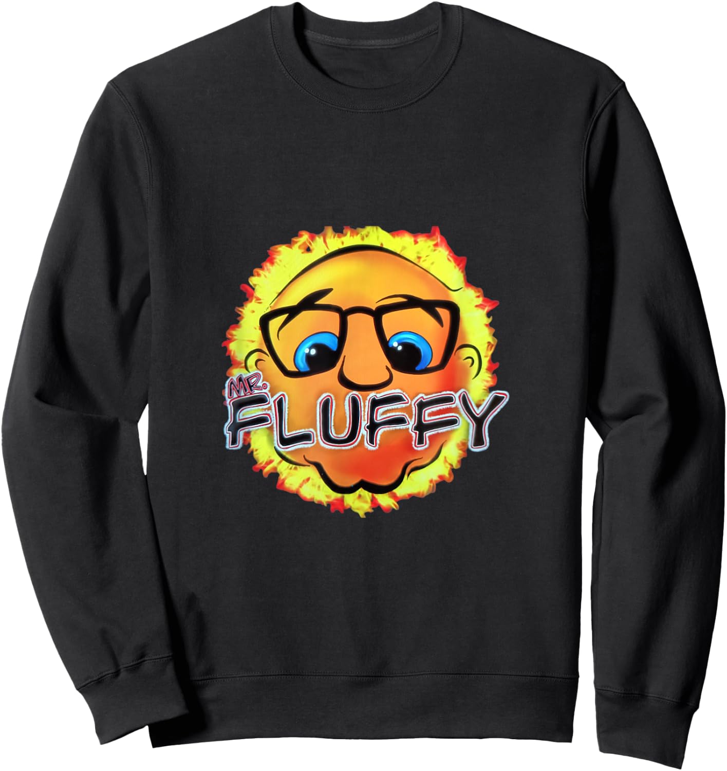 Mr Fluffy head Sweatshirt - Sweatshirt | Black