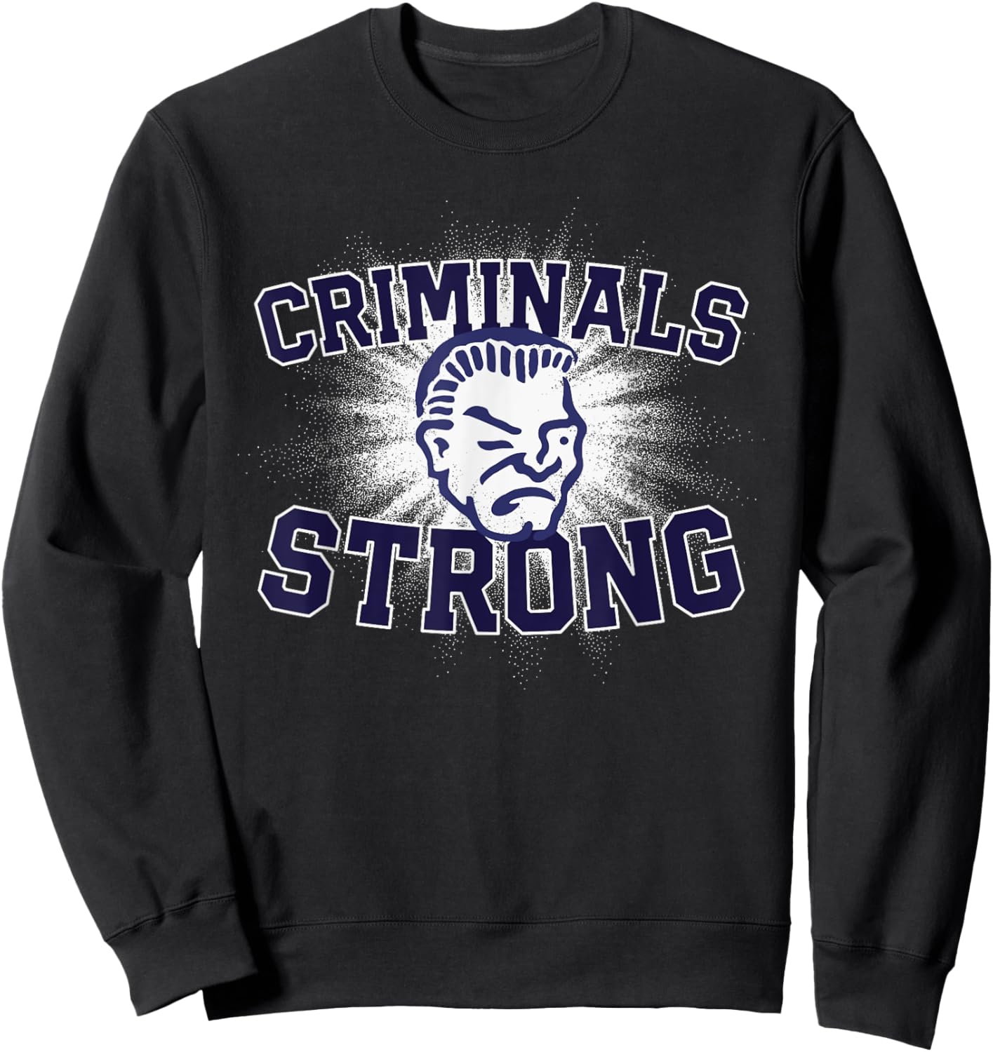 Yuma Criminals Logo Strong Flag HS Sweatshirt - Sweatshirt | Black