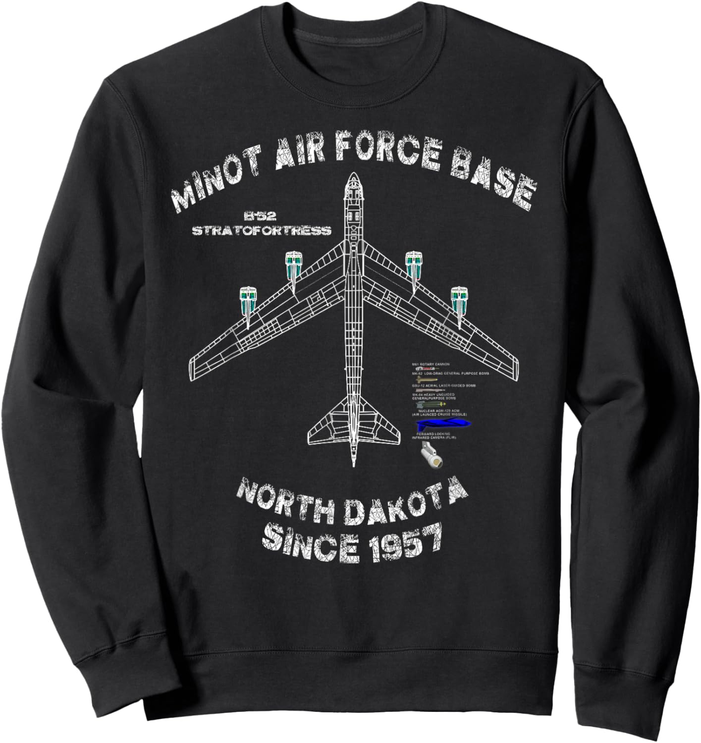Minot AFB Sweatshirt - Sweatshirt | Black