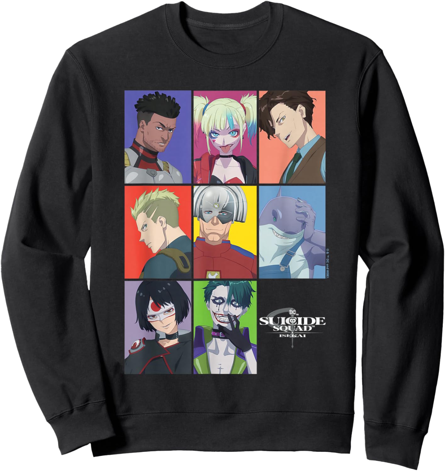 Suicide Squad Isekai Portraits Sweatshirt - Sweatshirt | Black