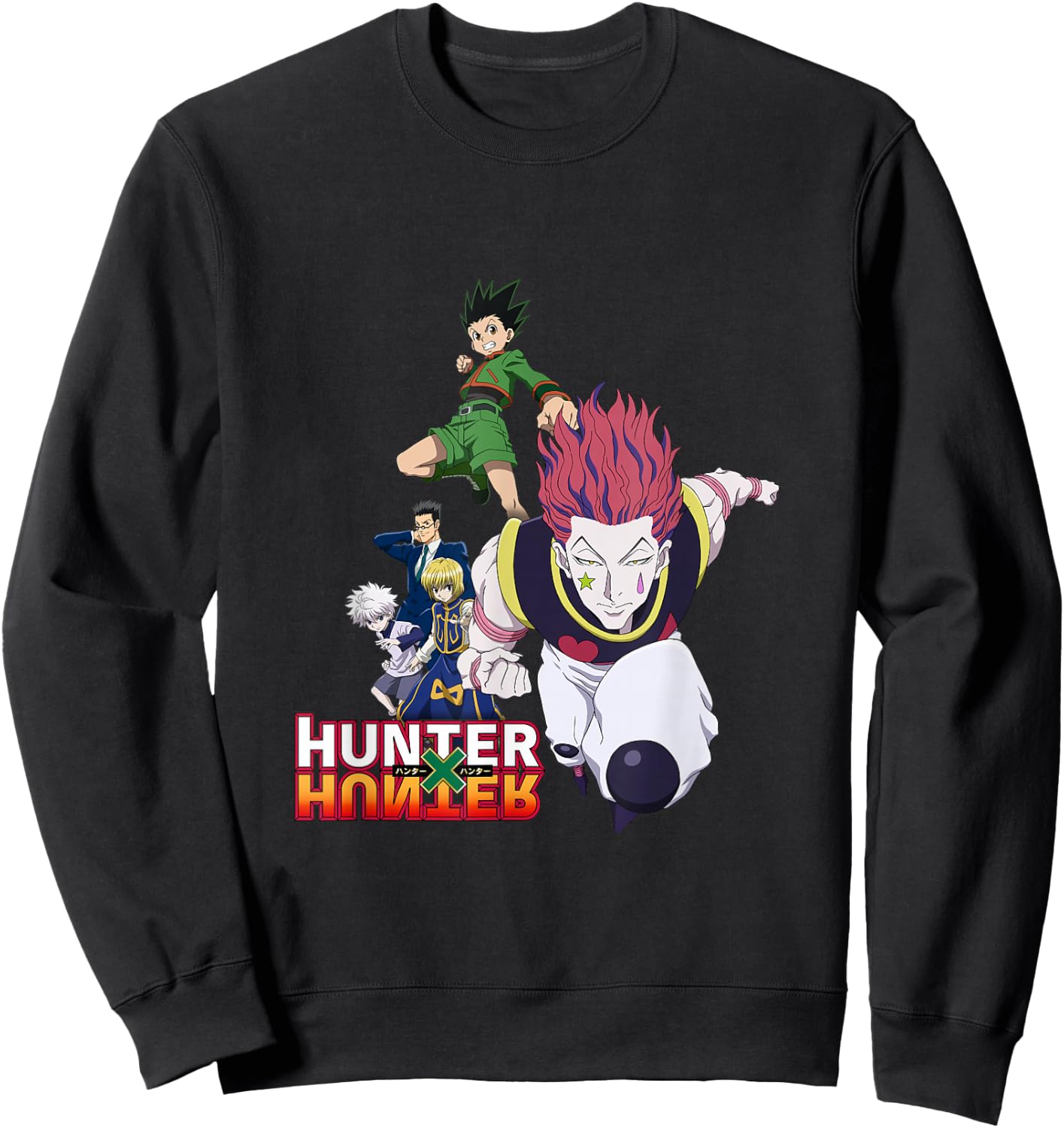 Hunter X Hunter Character Group Classic Sweatshirt - Sweatshirt | Black
