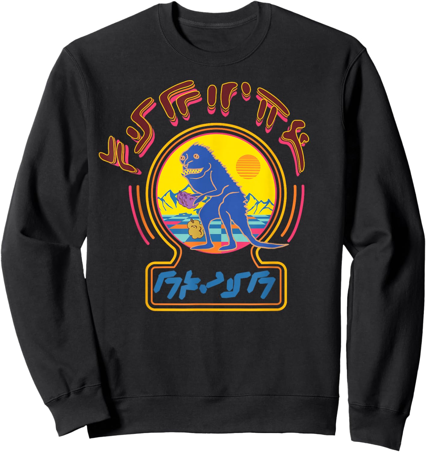 Marvel Guardians of the Galaxy Volume 3 Alien Creature Sign Sweatshirt - Sweatshirt | Black