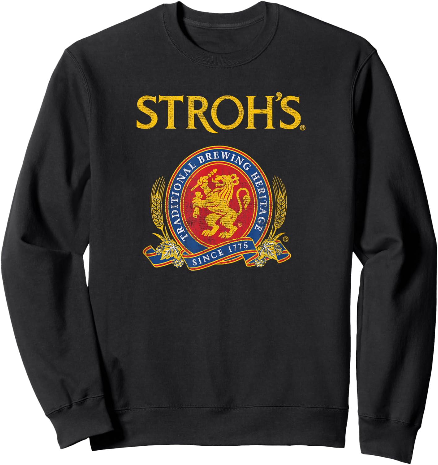 Stroh's Vintage Style - Logo Sweatshirt - Sweatshirt | Black