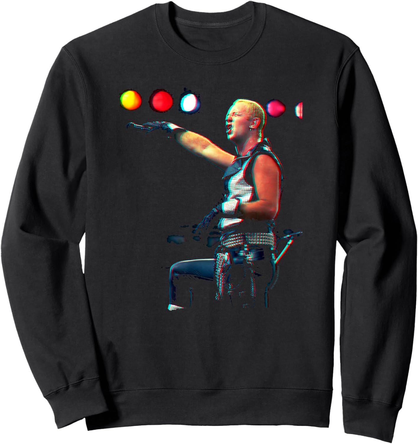 TV Times Judas Priest Singer Rob Halford 1983 Sweatshirt - Sweatshirt | Black