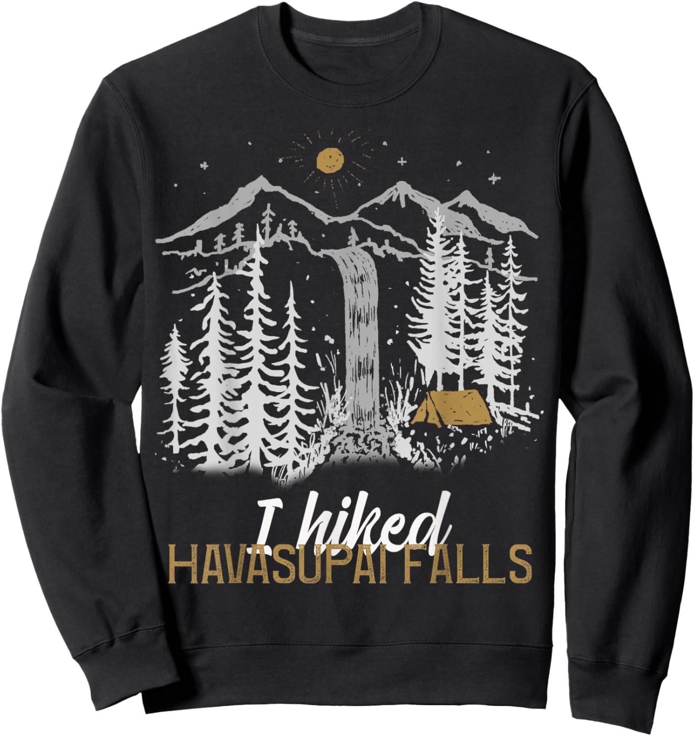 Havasu Falls Grand Canyon Arizona hiking camping - Havasupai Sweatshirt - Sweatshirt | Black