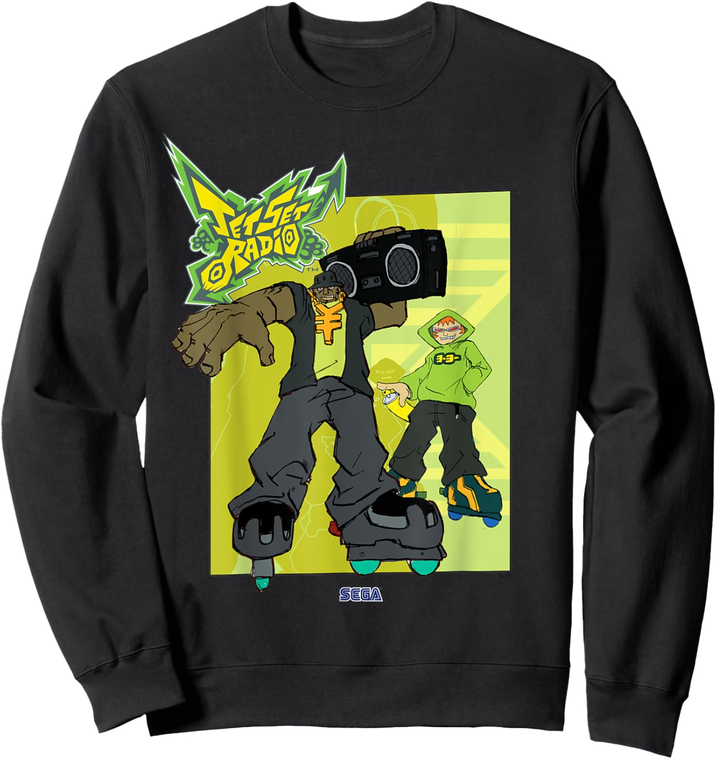 Jet Set Radio duo Combo, Yo-Yo SEGA Dreamcast video game Sweatshirt - Sweatshirt | Black