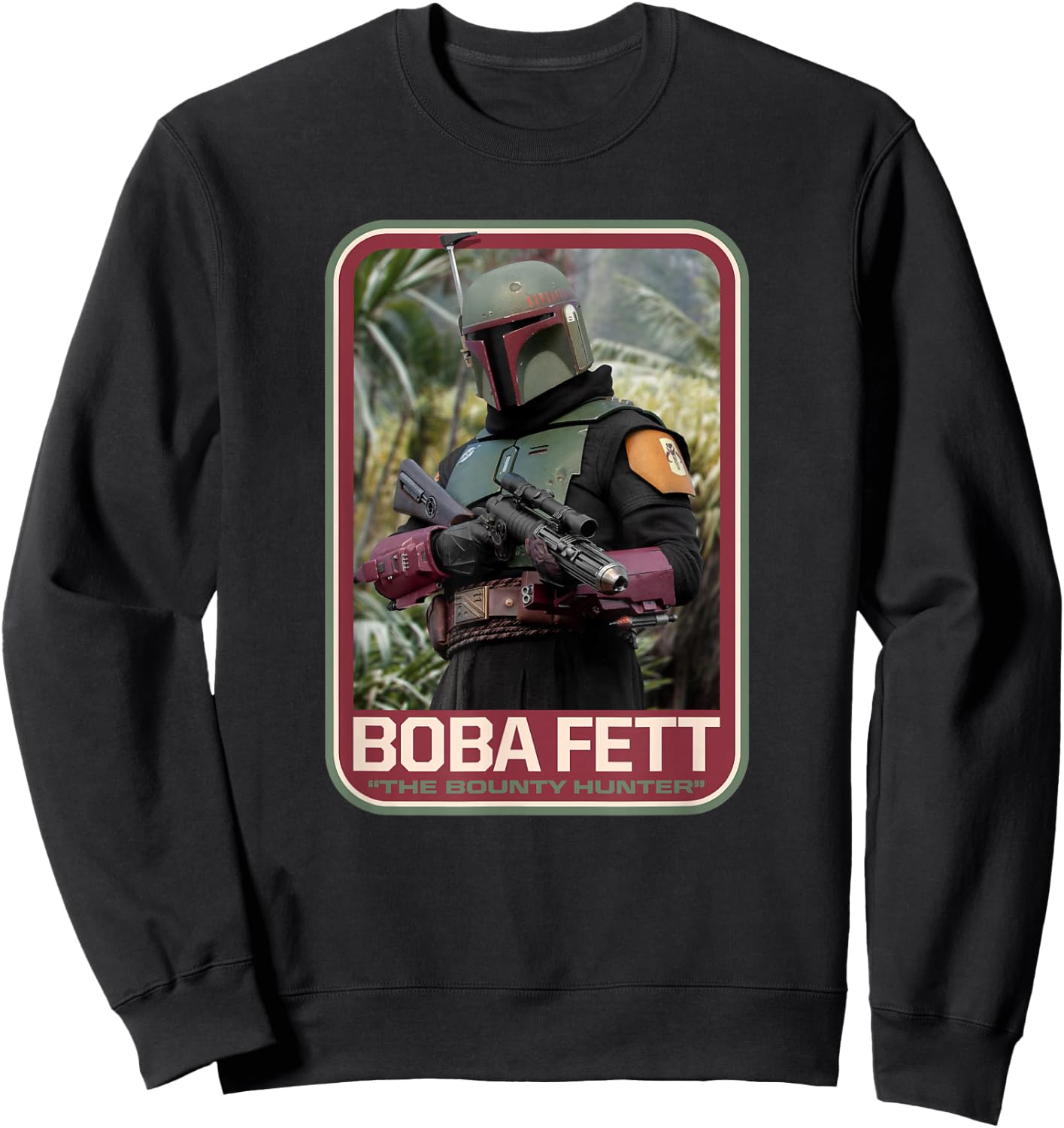 Star Wars The Mandalorian Boba Fett Sweatshirt - Sweatshirt | Black