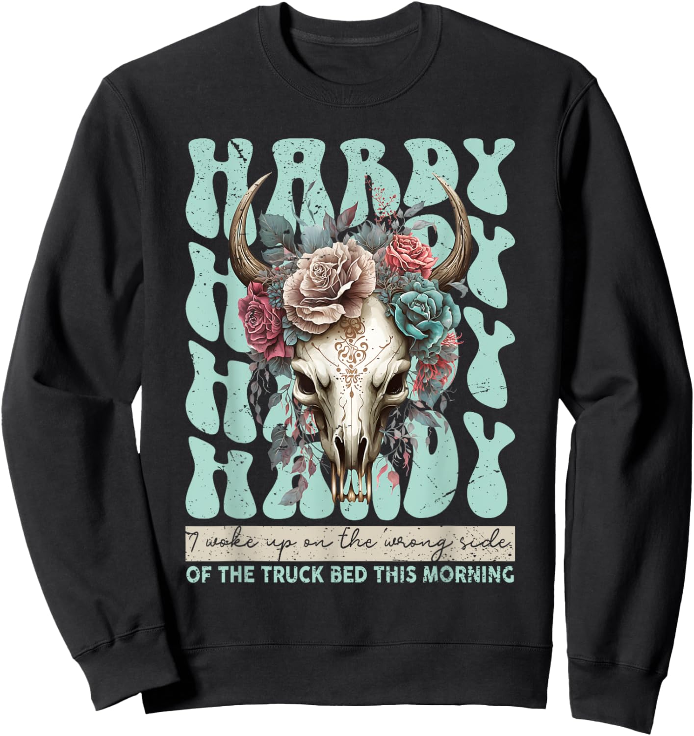 Retro Country Western Cowboy Fouth Of July Meme Sweatshirt - Sweatshirt | Black