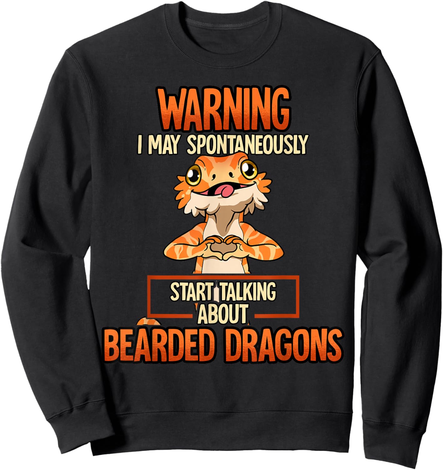 Bearded Dragon Sweatshirt - Sweatshirt | Black