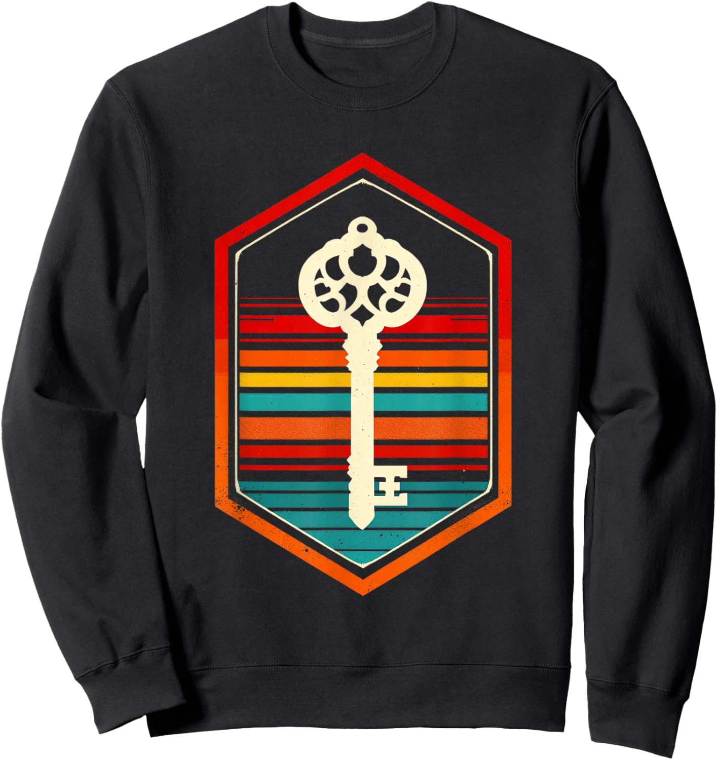 Vintage Key Sweatshirt - Sweatshirt | Black