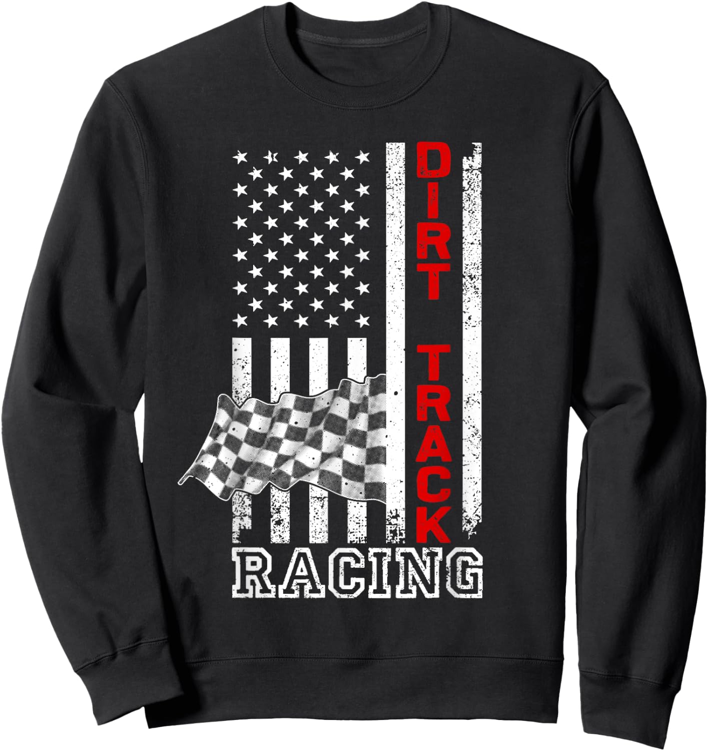Cool Late Model Dirt Track Racing Gift Women Racers Sweatshirt - Sweatshirt | Black