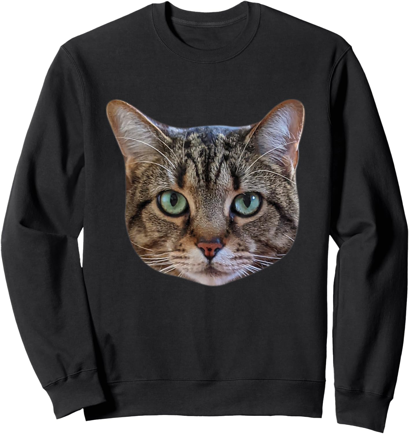 Tabby Cat Lover Brown Tabby Cat Owner Tabby Cat Mom Women Girls Kids Sweatshirt - Sweatshirt | Black