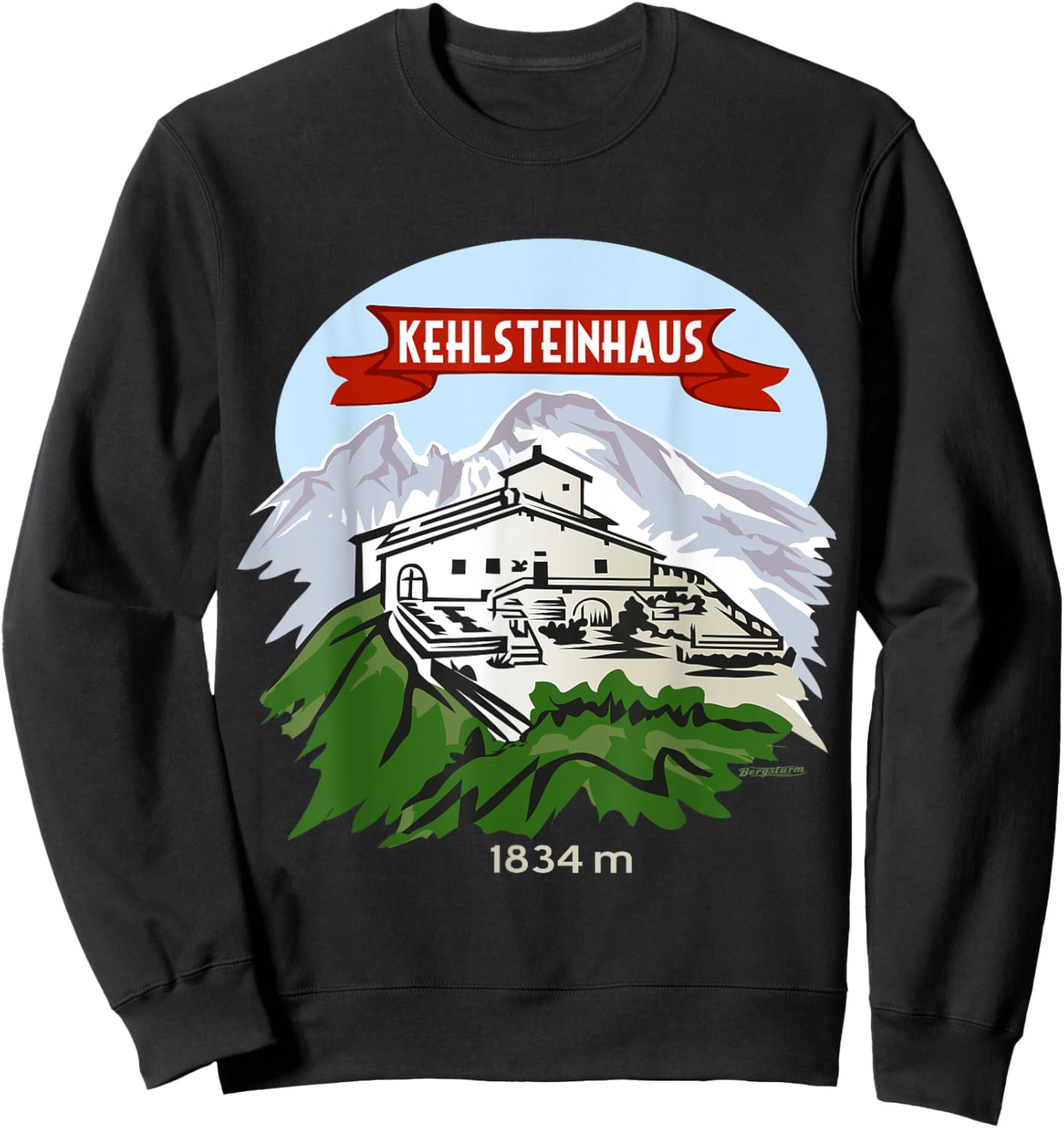 Eagles Nest Throatstone House Kehlstein Berg Bayern Sweatshirt - Sweatshirt | Black