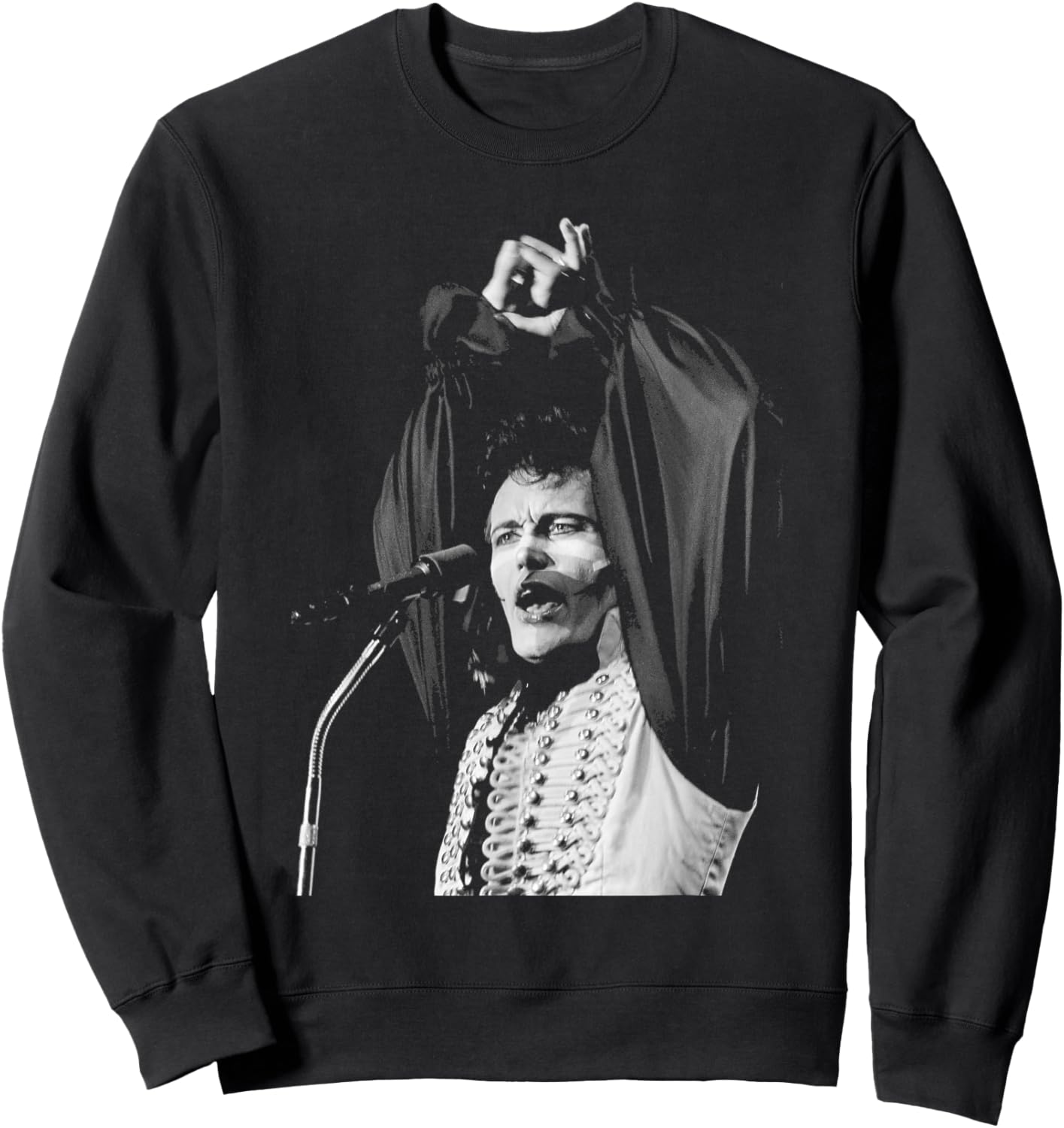 Adam and The Ants Live Stand and Deliver 1981 Sweatshirt - Sweatshirt | Black