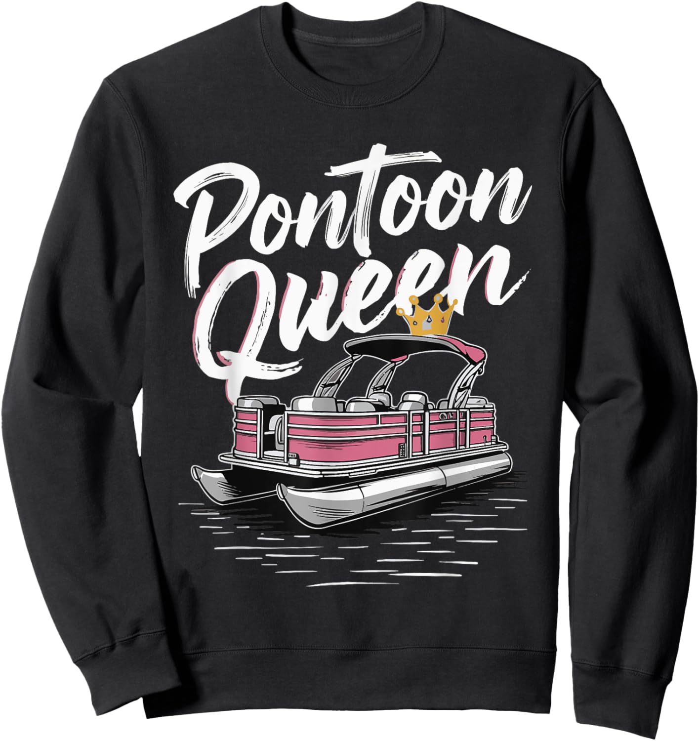 Pontoon Queen Sweatshirt - Sweatshirt | Black
