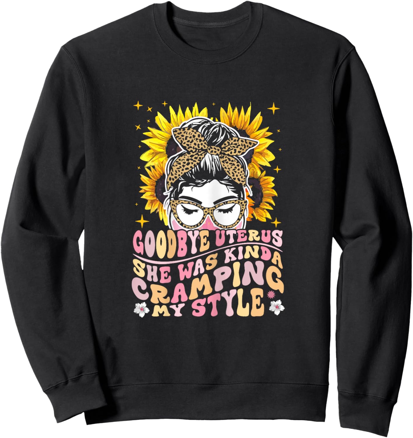 Uterus Removal Hysterectomy Recovery Surgery Sweatshirt - Sweatshirt | Black