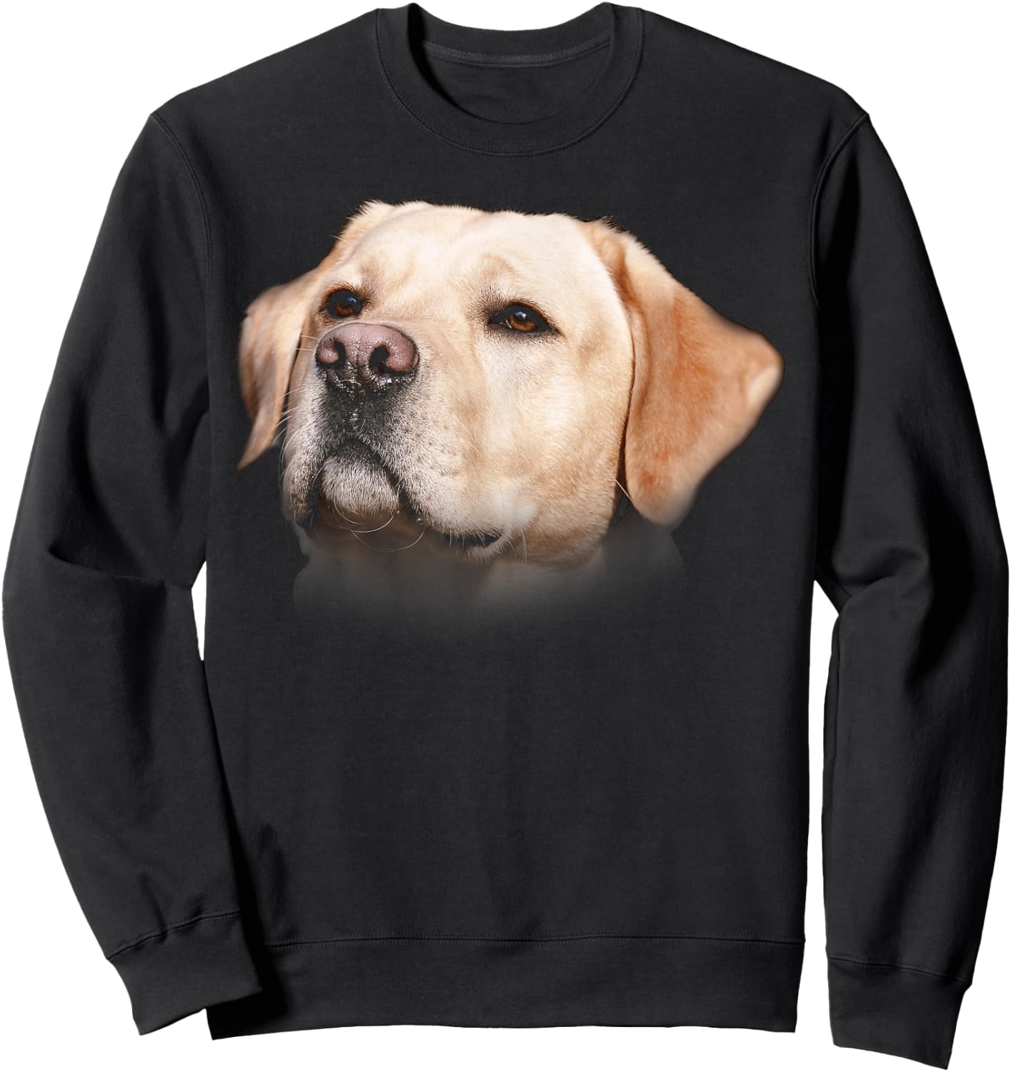 Yellow Labrador Fetch Dog Women Kids Sweatshirt - Sweatshirt | Black