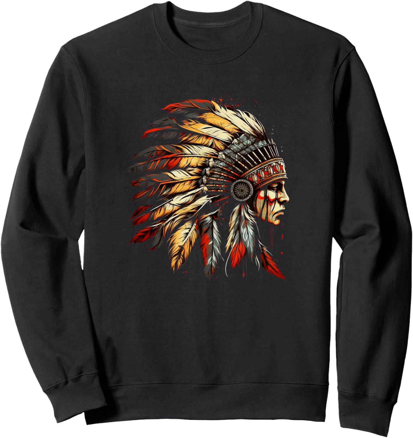 Native American Dreamcatcher Indian Design Sweatshirt - Sweatshirt | Black