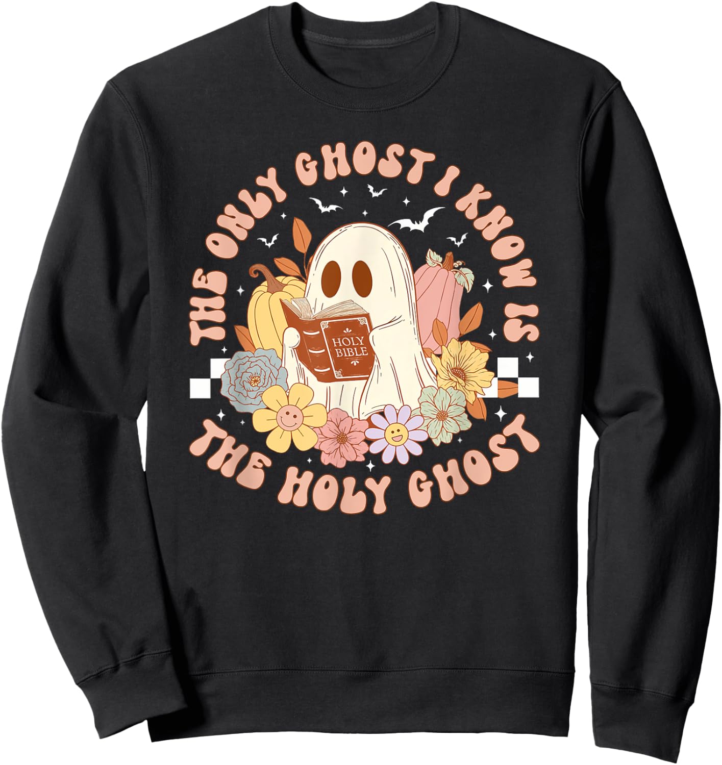 The Only Ghost I Know Is The Holy Ghost, Ghost Read Book Sweatshirt - Sweatshirt | Black