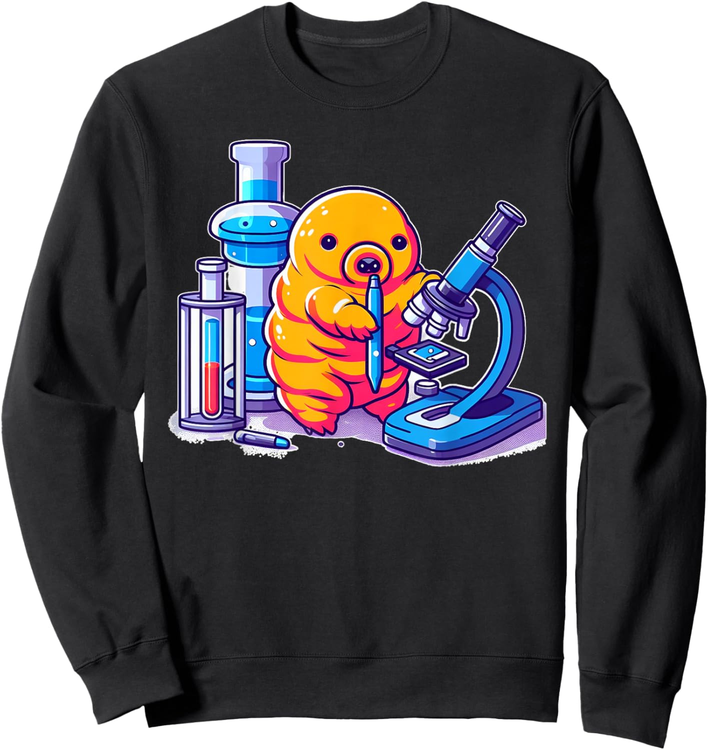 Microbiologist Tardigrade Water Bear In Microbiology Lab Sweatshirt - Sweatshirt | Black