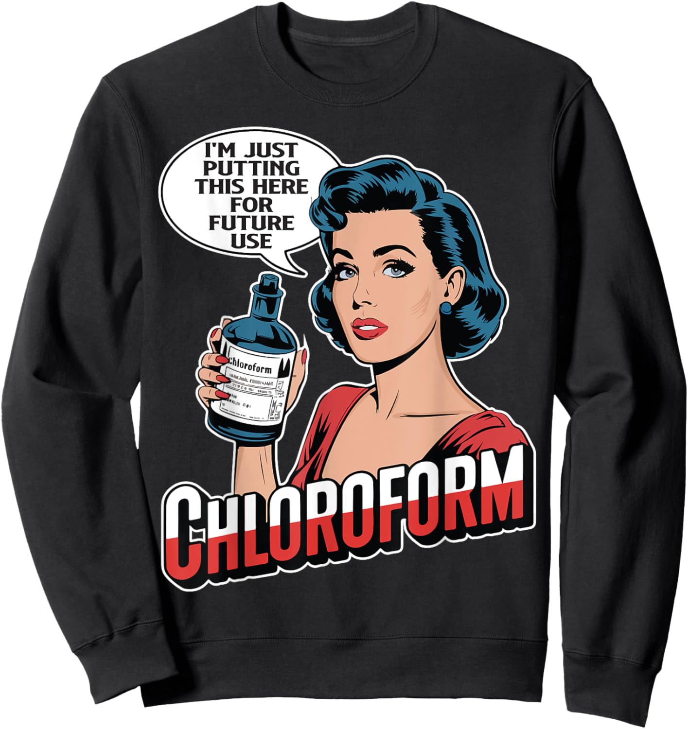 Chloroforme Femme Sweatshirt - Sweatshirt | Black