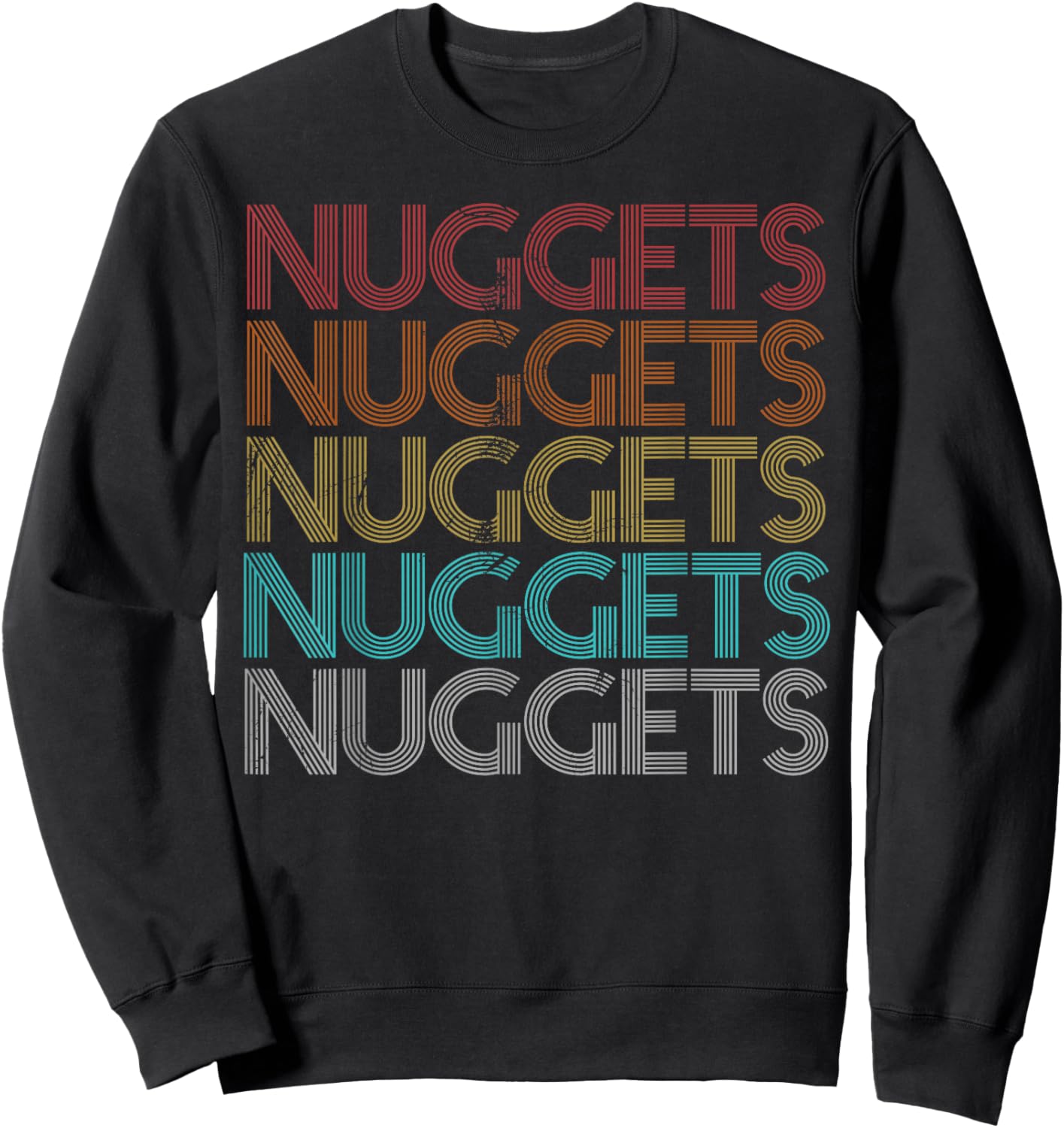 Retro Vintage Nuggets Sweatshirt - Sweatshirt | Black