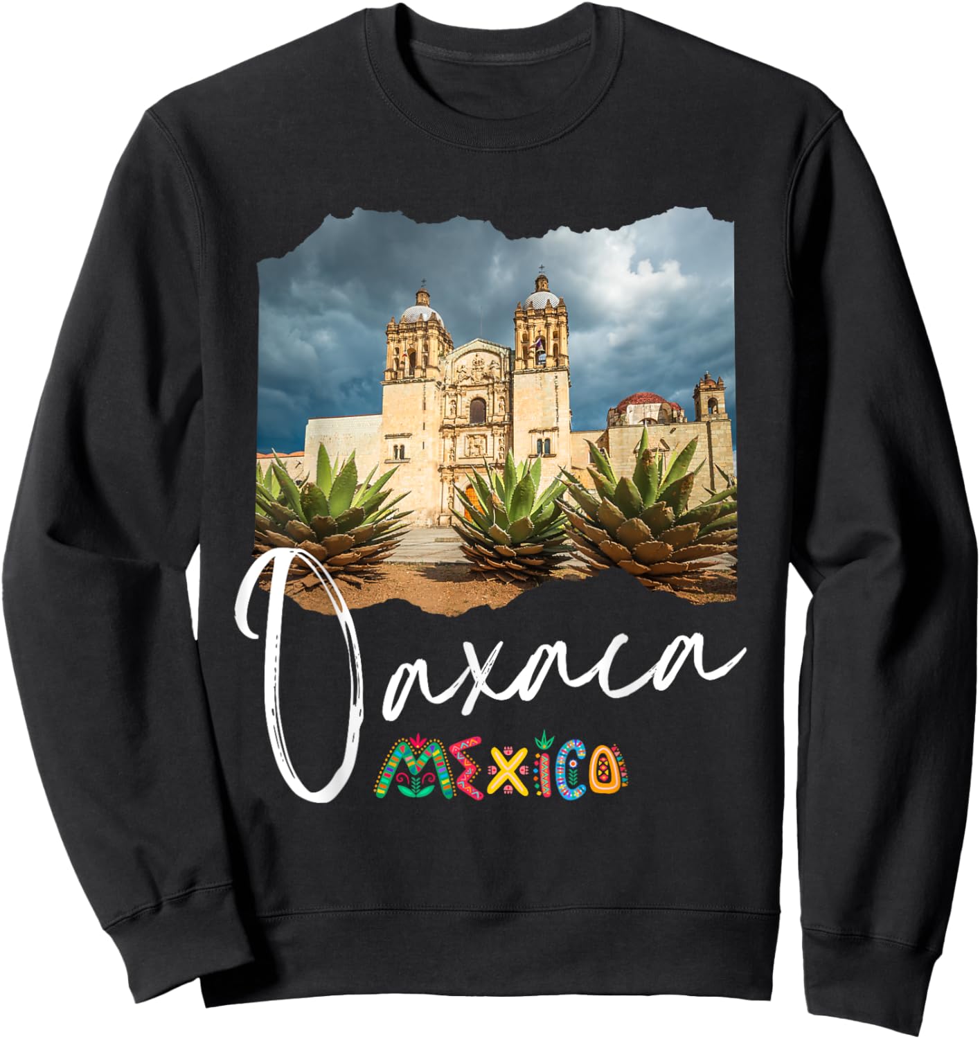 Retro Oaxaca Mexico Souvenir / Oaxaca Sweatshirt - Sweatshirt | Black