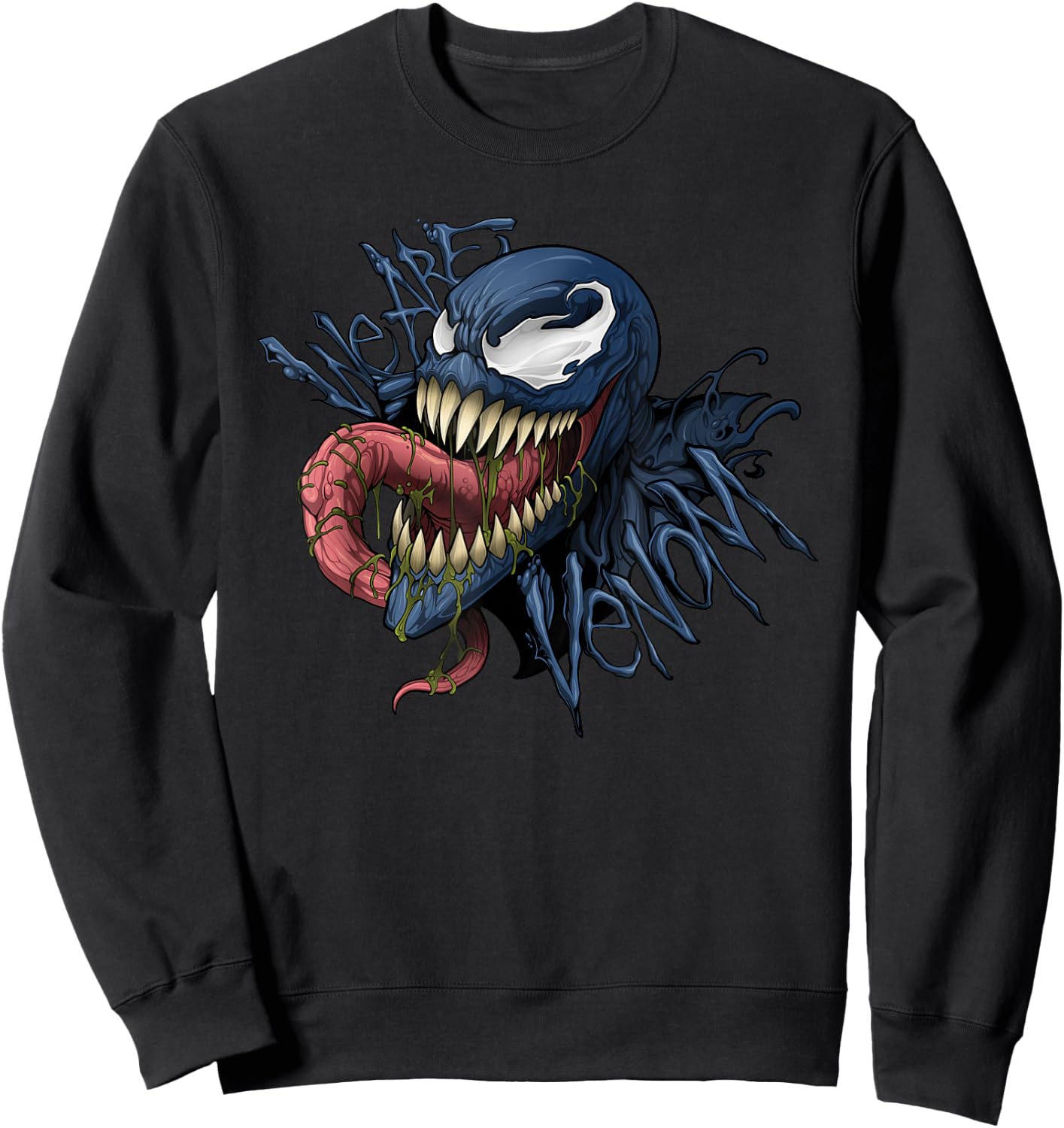 Marvel We are Venom Eddie Brock Sweatshirt - Sweatshirt | Black
