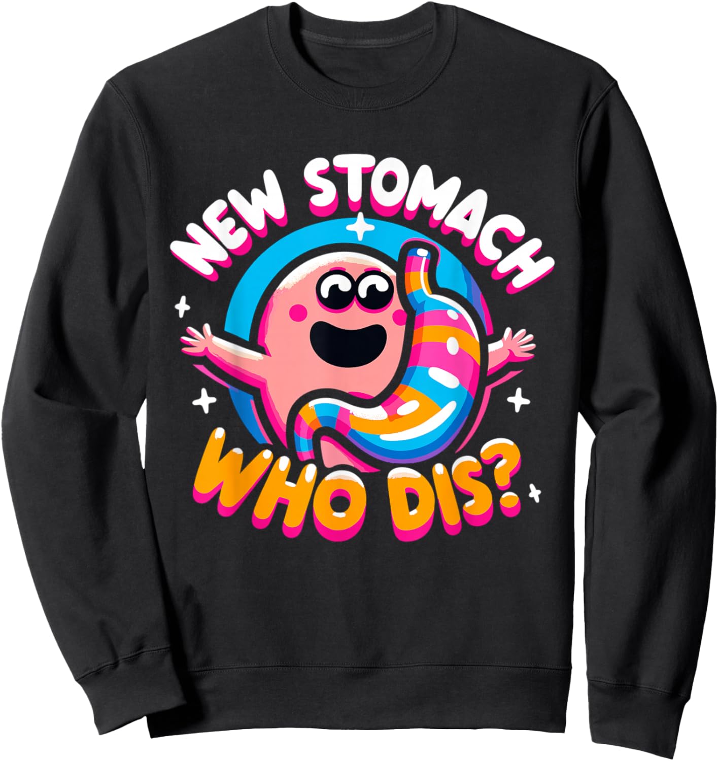 Gastric Sleeve Surgery Gastrectomy Weight Loss Journey Sweatshirt - Sweatshirt | Black