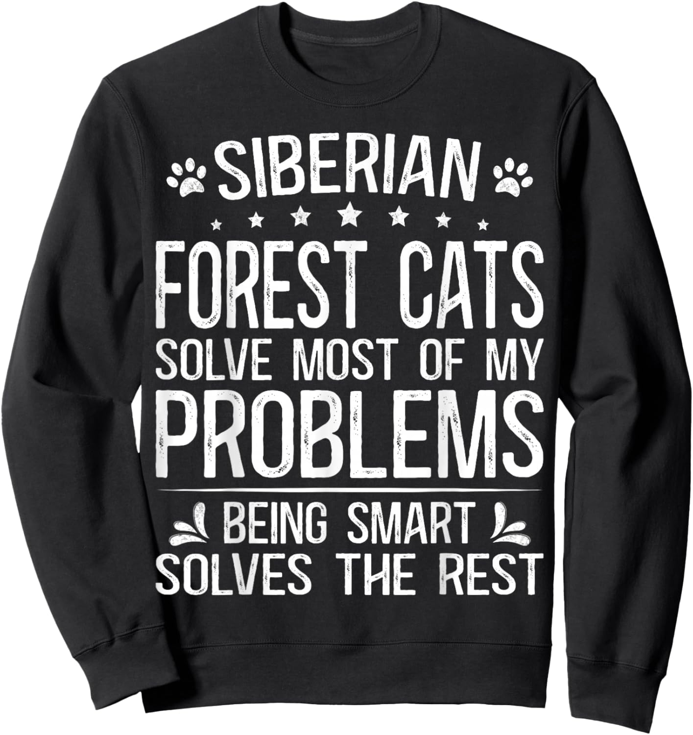 Siberian Cat Outfit Must Haves Food Siberian Forest Cat Sweatshirt - Sweatshirt | Black
