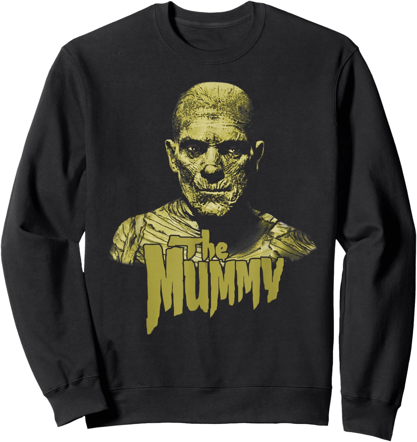 Universal Monsters The Mummy Dark Portrait Sweatshirt - Sweatshirt | Black