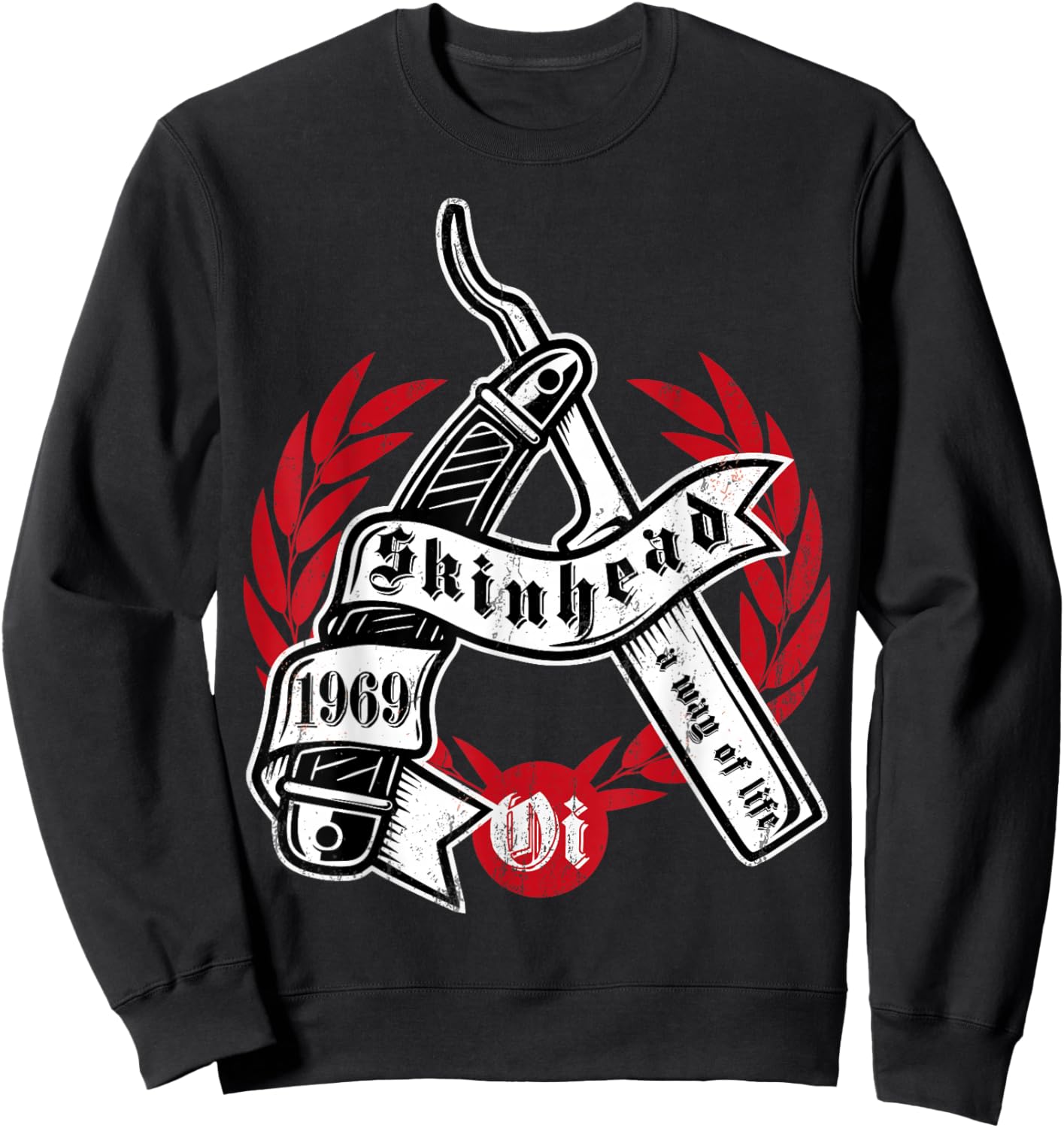 Oi Skinhead /Skinhead Sweatshirt - Sweatshirt | Black