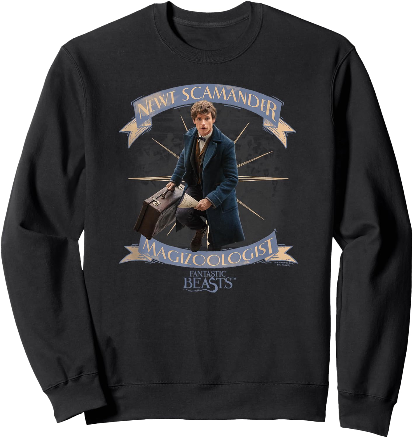Fantastic Beasts Newt Scamander Magizoologist Sweatshirt - Sweatshirt | Black