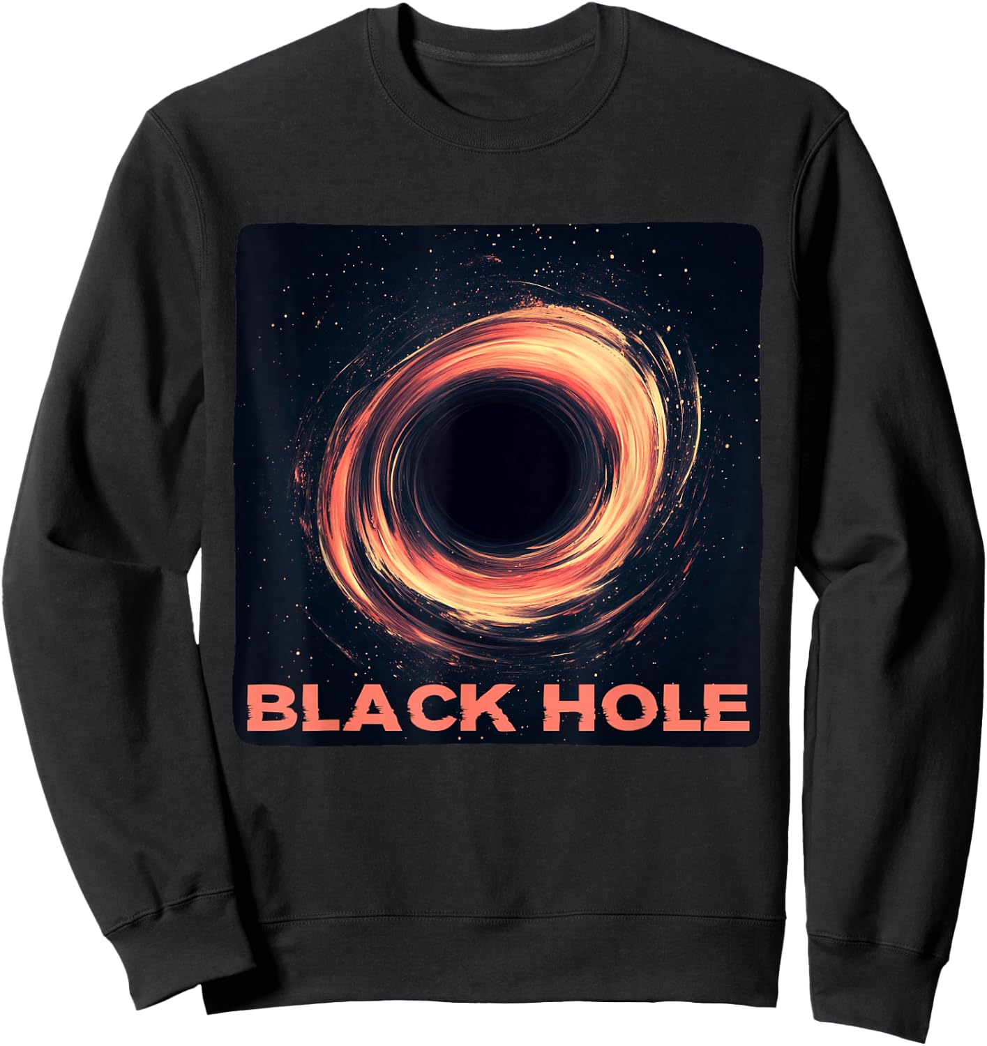 Nice Black Hole for Adults and Kids Sweatshirt - Sweatshirt | Black