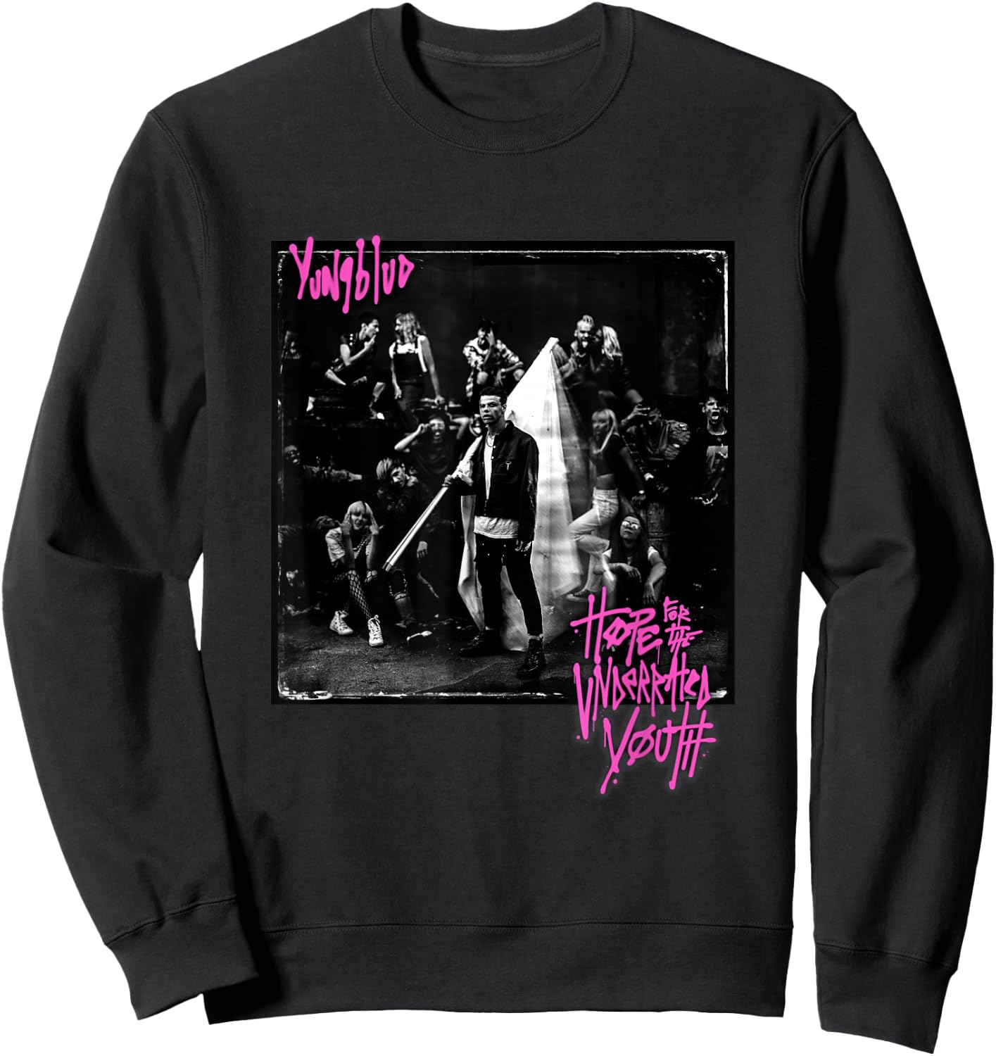 Yungblud Hope for The Underrated Youth Album Small Sweatshirt - Sweatshirt | Black