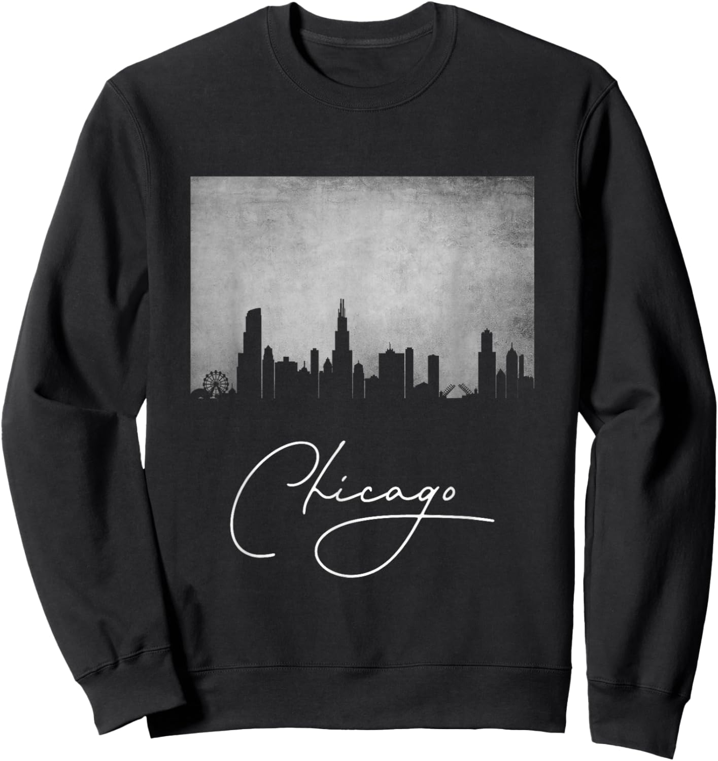 City of Chicago Illinois Sweatshirt - Sweatshirt | Black