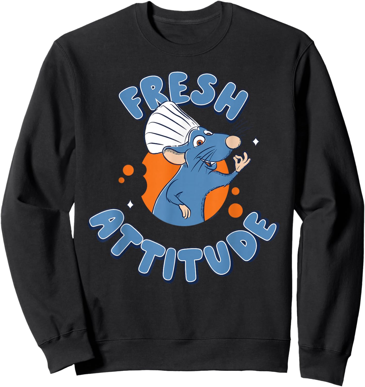 Disney and Pixar's Ratatouille Chef Remy Fresh Attitude Sweatshirt - Sweatshirt | Black