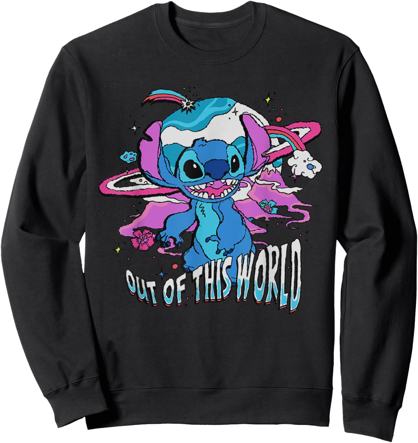 Disney Lilo and Stitch Out of This World Sweatshirt - Sweatshirt | Black