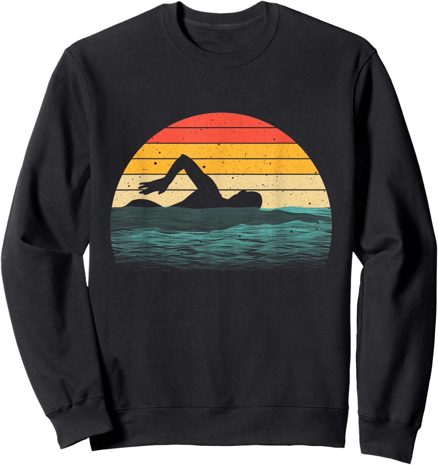 Swimming Gift Women Boys Girls Swimmer Swim Coach Sweatshirt - Sweatshirt | Black