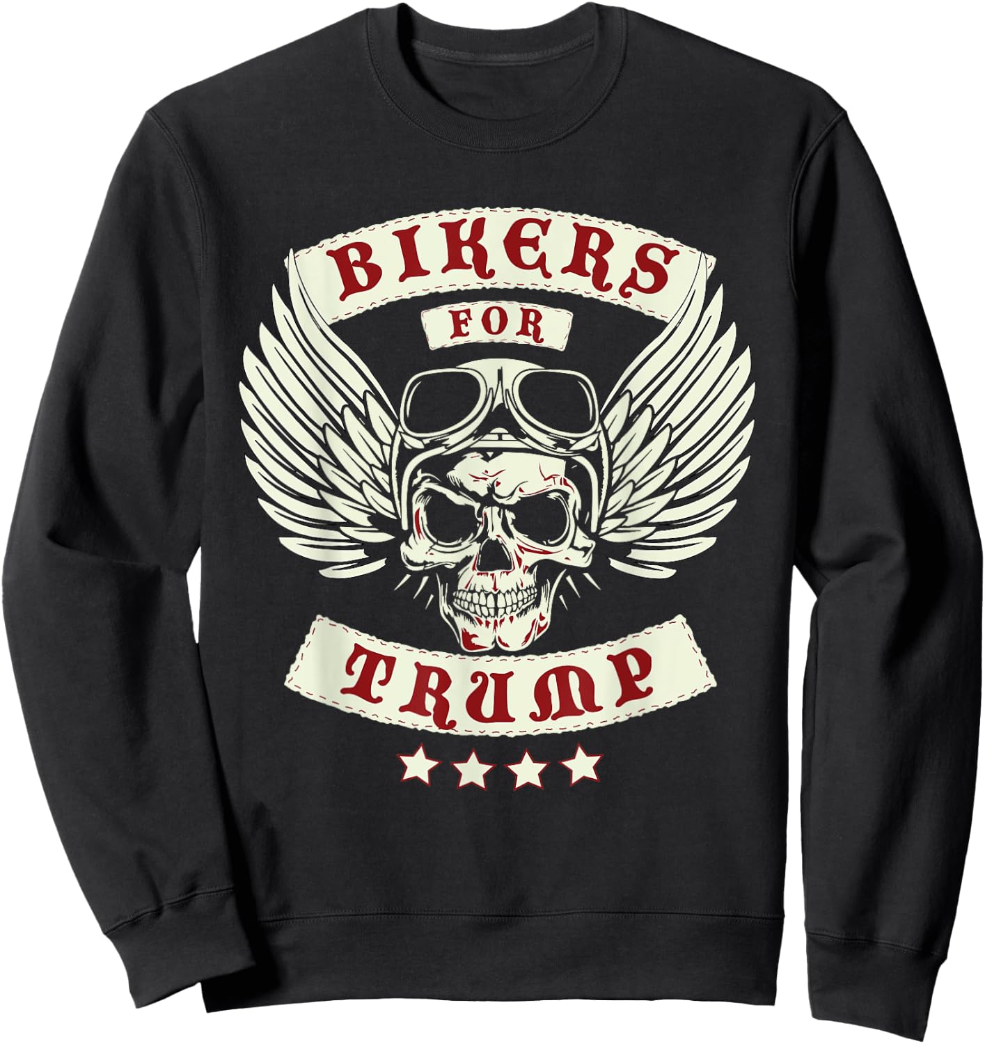 Trump 2020 Bikers For Trump Sweatshirt - Sweatshirt | Black