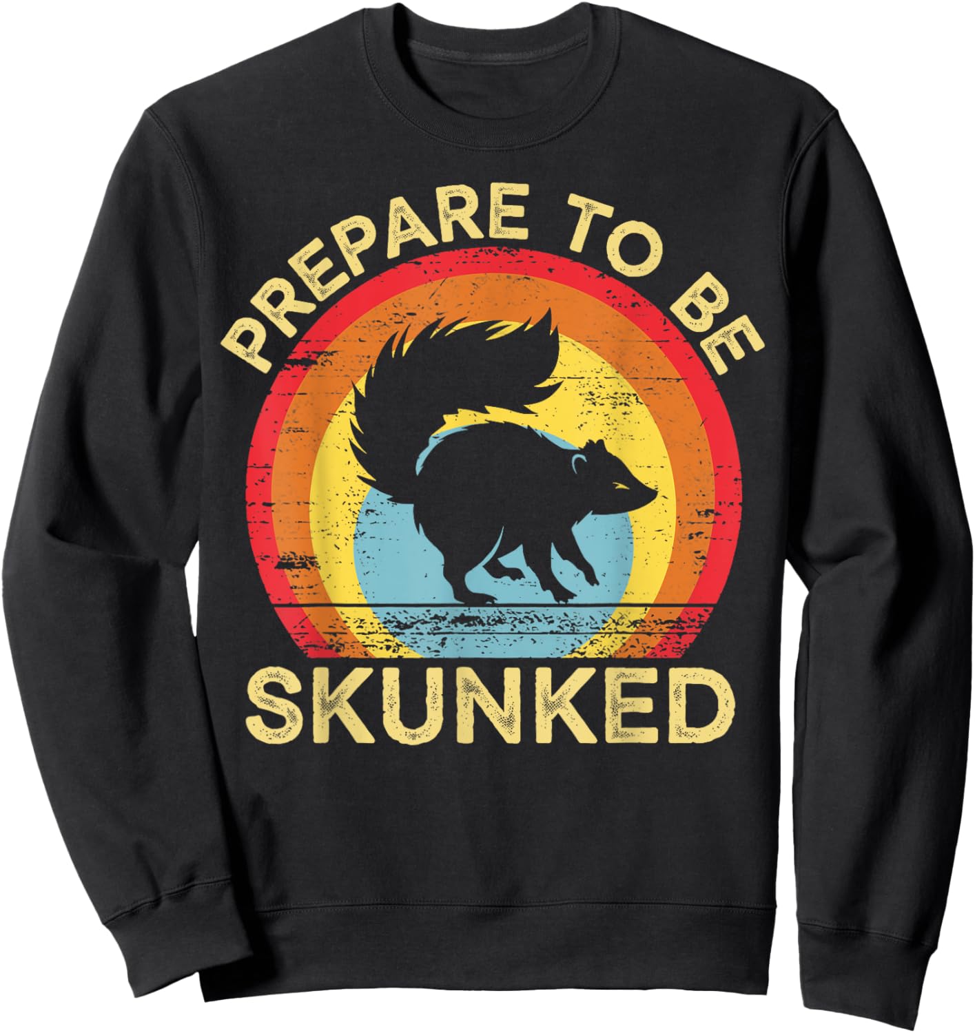 Prepare To Be Skunked Cribbage Lover Gifts Women Kid Sweatshirt - Sweatshirt | Black