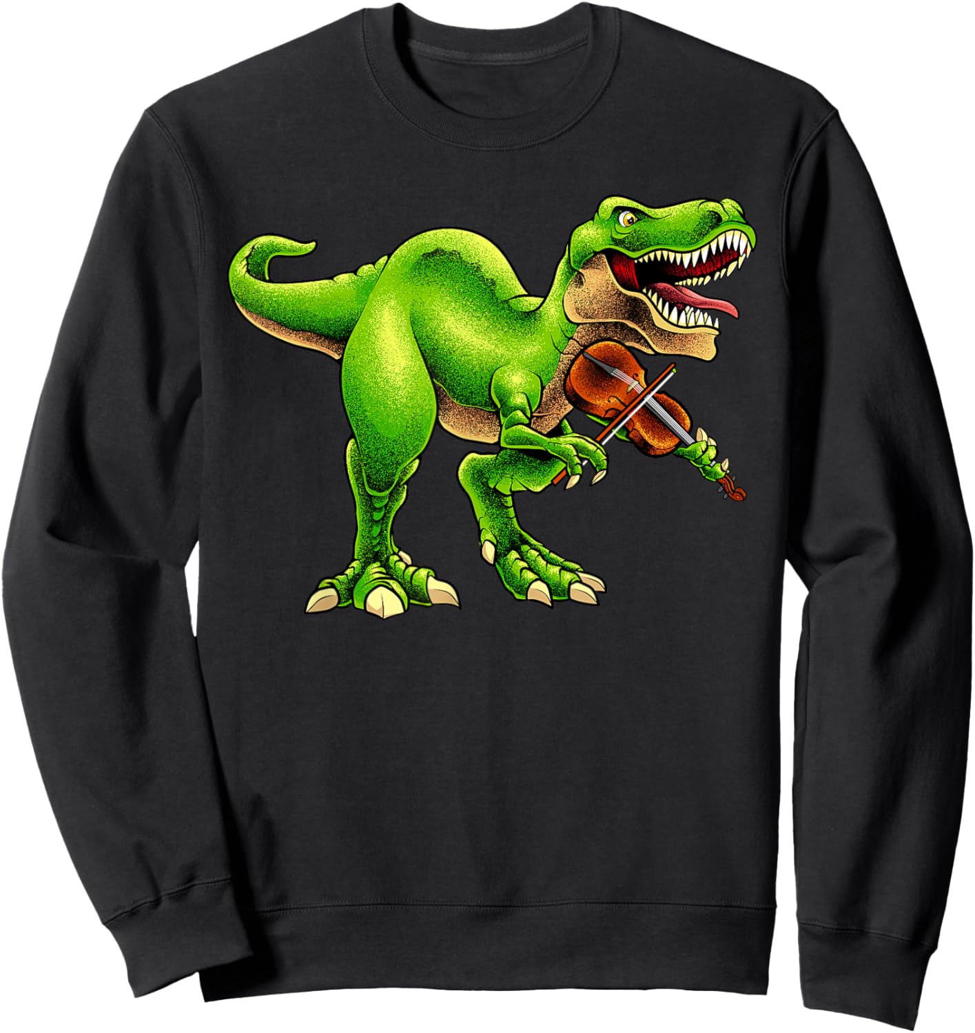 Funny Violin Art Women Violin Player Viola Lover Sweatshirt - Sweatshirt | Black
